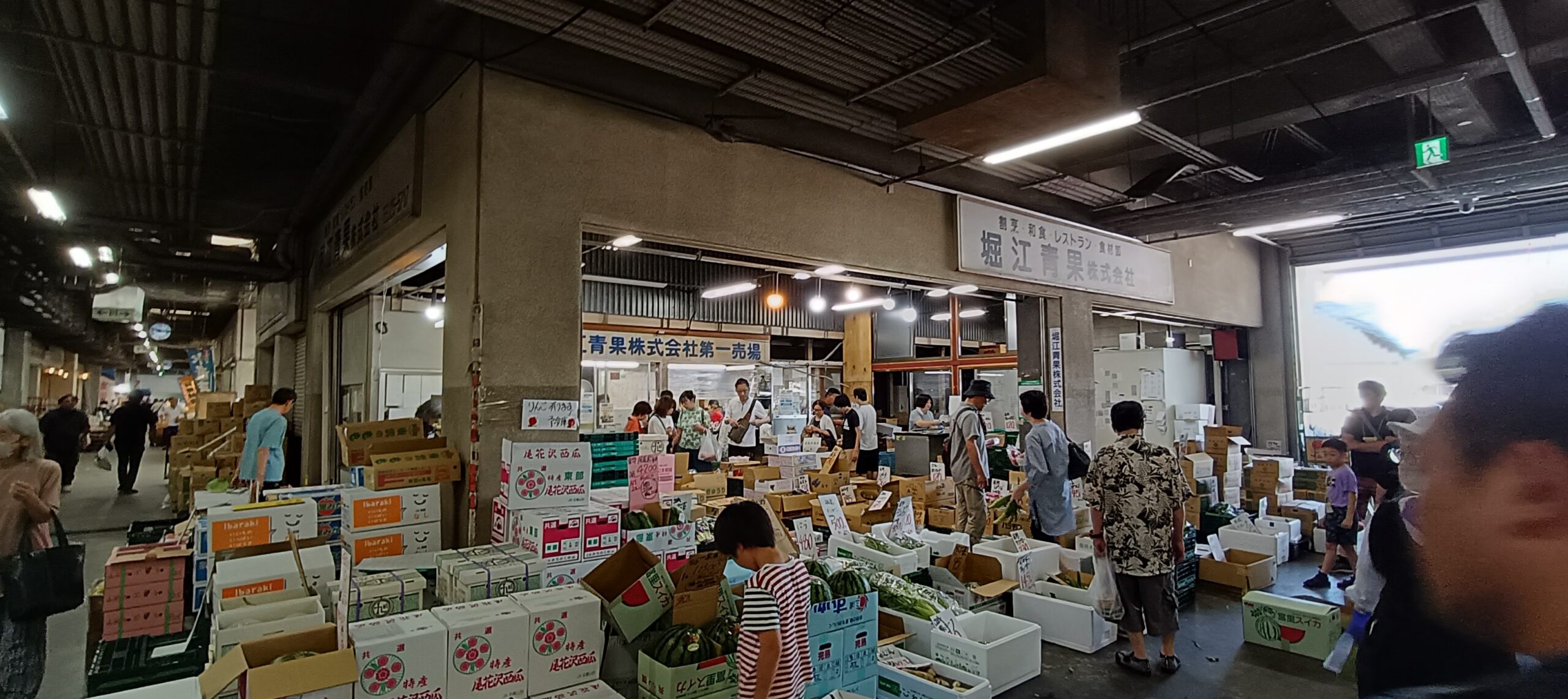 市場の様子